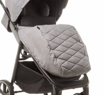 4BABY Stinger Pro Melange Light Grey wózek spacerowy 958401