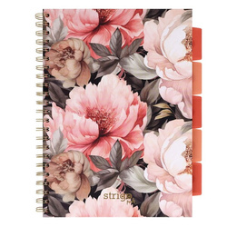 Strigo Pads kwiaty A4 kratka beżowy 100k 80g 826826