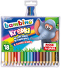 Maj kredki bambino 18kol w opr.drewn.+Temp.000348