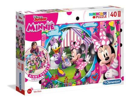 Clementoni puzzle 40 podłogowe 70*100 minnie