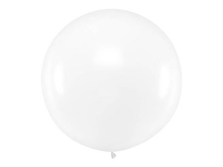Balon okrągły 1m Pastel Clear 747067