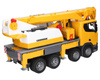 Bruder 03571 Scania Super 560R ciężarówka żółta z dużym dźwigiem Liebherr 035716