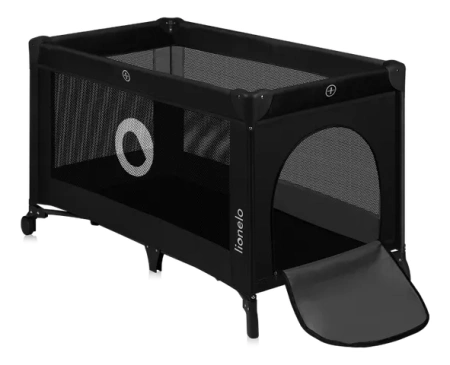 Lionelo łóżeczko turystyczne Stefi Black Carbon 723978
