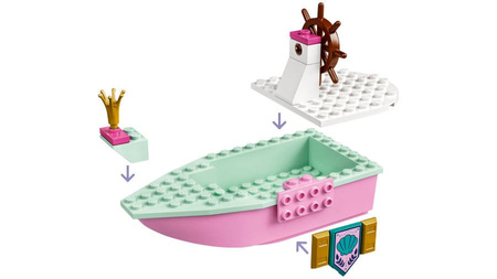 Lego 43191 świąteczna łódź arielki 