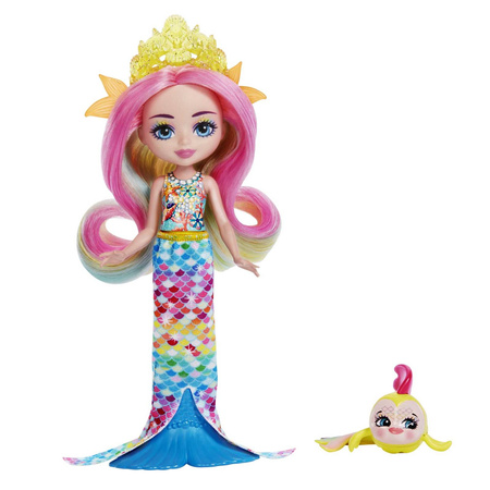 Enchantimals HCF68/FNH22 Lalka Radia Rainbow Fish + zwierzątko 008889