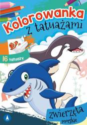 Kolorowanka z tatuażami Zwierzęta morskie 072792