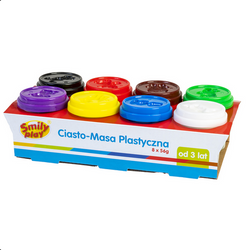 Ciasto-masa plastyczna 8szt smily play 833497