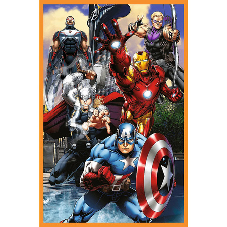 Puzzle Trefl 3x80 Dni pełne akcji Marvel The Avengers 348835