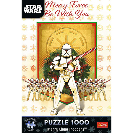 Puzzle Trefl 1000 Premium Plus Świąteczny patrol szturmowców 120868