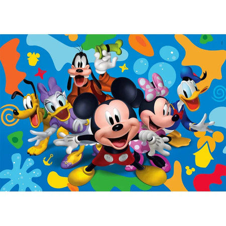 Clementoni Puzzle 104 Super Kolor Mickey and Friends 250530