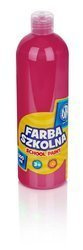 Farba astra 500ml różowa szkolna 240081