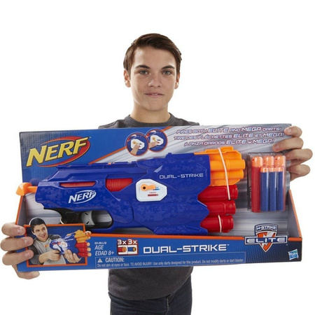 Nerf B4620 N-Strike Elite Wyrzutnia Dual-Strike 945459/360666