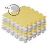 Kinderkraft mata piankowa puzzle luno yellow żółte