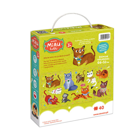 CzuCzu Puzzle Miau Kotki 3+ 492184