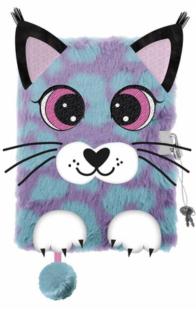 Pamiętnik Z Kłódką 3d Włochacz A5 96k My Little Friend Lynx 650949