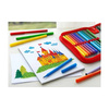Faber-Castell Flamastry zamek 12kol w pudełku kartonowym 542014