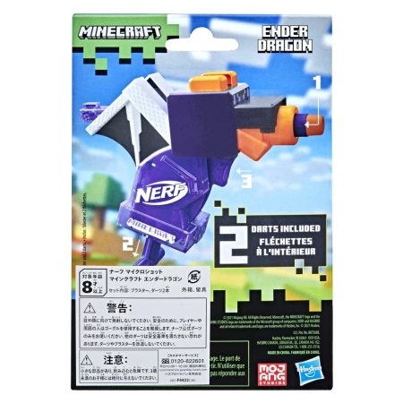 Nerf F4417/F4423 Wyrzutnia Microshots Minecraft Ender Dragon 131133