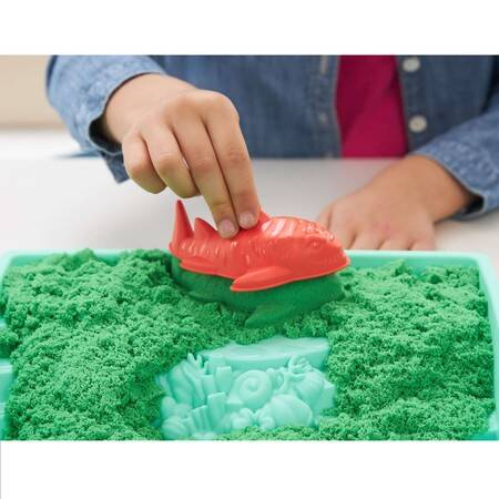 Kinetic Sand Zestaw piaskownica zielony 404942