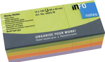 Kostka Info 50x40mm 12szt spring 100k 772133