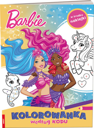 Książeczka BARBIE DREAMTOPIA KOLOROWANKA WEDŁUG KODU 341879