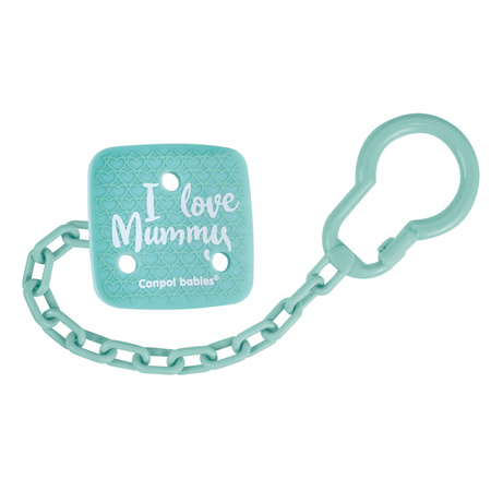 Canpol łańcuszek do smoczka i love mummy 024349