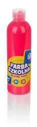 Farba astra 250ml fluor.różowa szkolna 108377