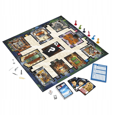 Cluedo odkryj kto popełnił zbrodnię gra detektywistyczna hasbro 38712
