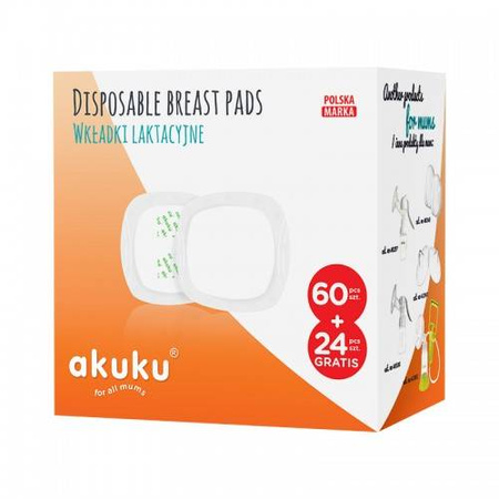 Akuku wkładki laktacyjne 84 szt 003686