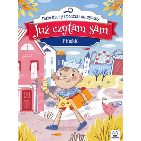 Już czytam sam Pinokio Duże litery i podział na sylaby 068635