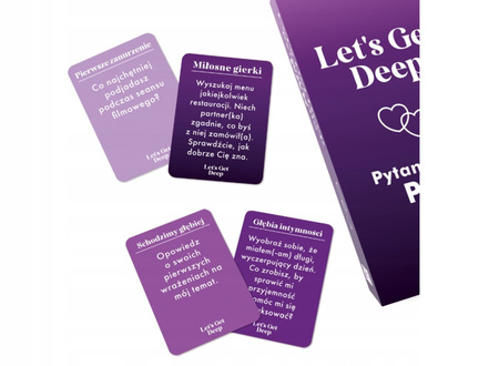 Epee Let's get deep - Gra dla dorosłych - Pytania dla par EP60440 604408