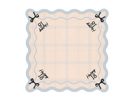 Serwetki Happy 18 12szt 33x33cm 078628