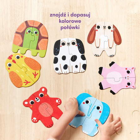 CzuCzu Moje pierwsze puzzle Zwierzątka 15 mis.+ 494140