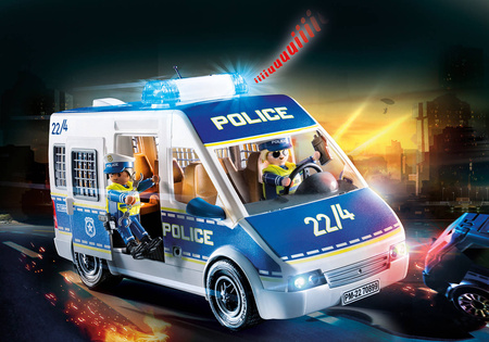 Playmobil 70899 Transporter policyjny ze światłem i dźwiękiem