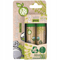 Klej w sztyfcie 21g obud.ekol. ECO Astra blister eco 2szt 168654