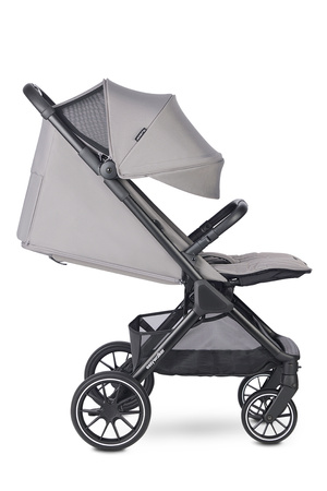 Easywalker Jackey2 XL Przestronny, samoskładający się wózek spacerowy z kołami XL Pebble Grey 117028