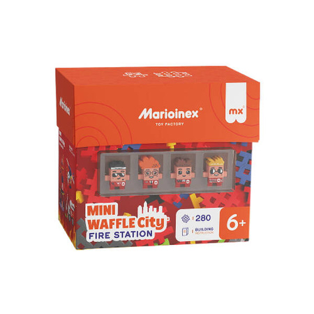 Klocki Waffle mini Remiza strażacka 280el 906279