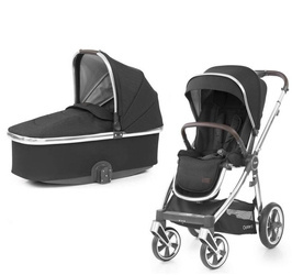[OUTLET] Zestaw wózek oyster 3 czarny + gondola