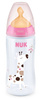 Nuk butelka 300ml z wskaźnikiem temp. Smoczek lateks 0-6m-cy 360094