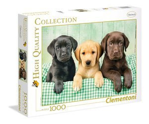Clementoni puzzle 1000 trzy labradory