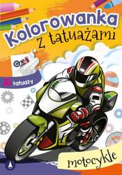 Kolorowanka z tatuażami Motocykle 072778