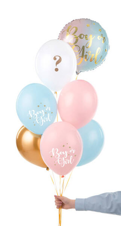 Balony 30cm Boy or Girl mix 6szt 199071