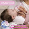 Chicco Butelka Plastikowa Naturalfeeling 150ml niebieska smoczek silikonowy ,przepływ wolny 0M+ 153626