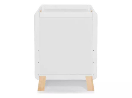 Kinderkraft łóżeczko drewniane nico white 914456