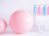 Balon okrągły 1m Pastel Pale Pink 117266