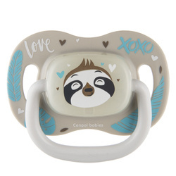 Canpol babies smoczek silikonowy 18+ m symetryczny Exotic (leniwiec) 870239