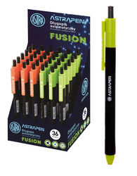 Długopis automatyczny trójkątny Fusion 0.6 mm Astra Pen 172866