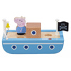 PEPPA DREWNIANA ŁÓDKA Z FIGURKĄ 072094