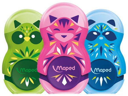 Maped Temperówka z gumką Mini Cute Loopy 1 otwór 491130