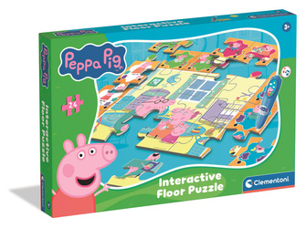 Clementoni Świnka Peppa Interaktywne puzzle dywan 166886