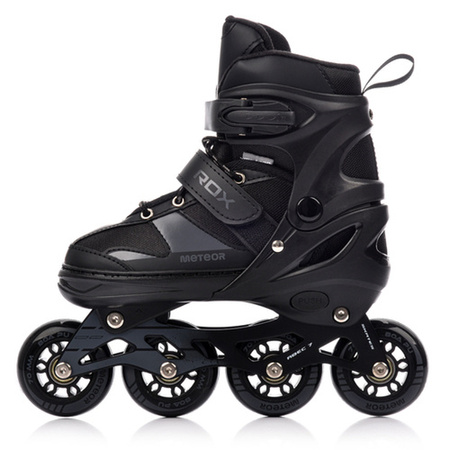 Rolki Meteor Rox S 30-33 czarny 000001